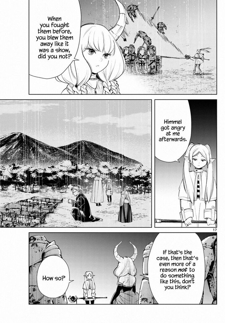 Frieren: Beyond Journey's End Manga Chapter 18 page 17 - The Undead Army scene