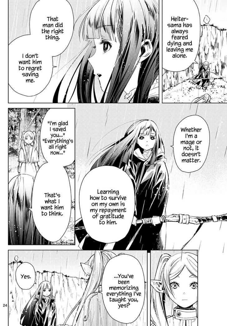 Frieren: Beyond Journey's End Manga Chapter 2 page 24 - The Priest's Lie scene