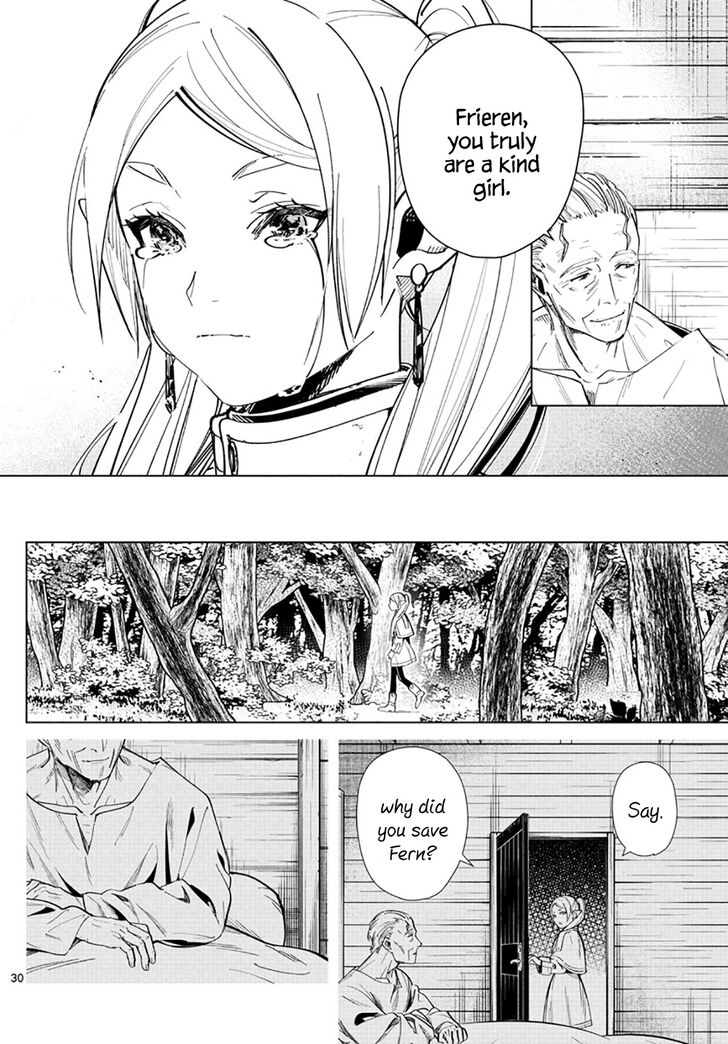 Frieren: Beyond Journey's End Manga Chapter 2 page 30 - The Priest's Lie scene