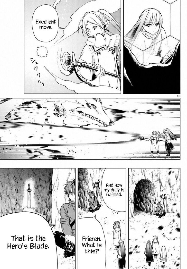 Frieren: Beyond Journey's End Manga Chapter 25 page 15 - The Village of the Sword scene