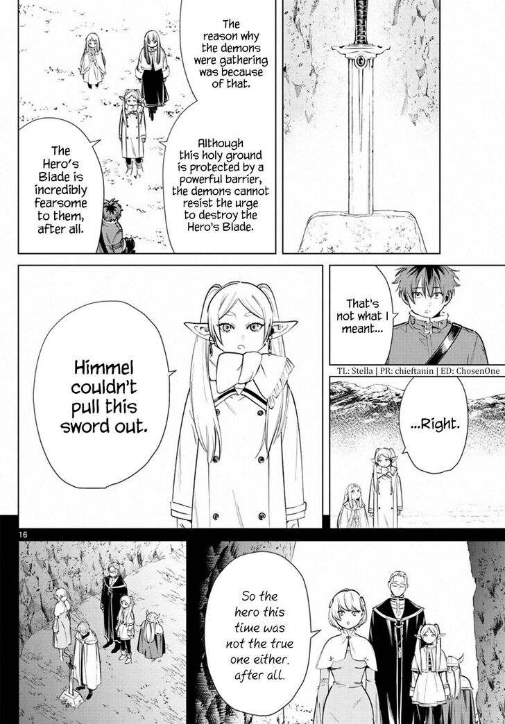 Frieren: Beyond Journey's End Manga Chapter 25 page 16 - The Village of the Sword scene