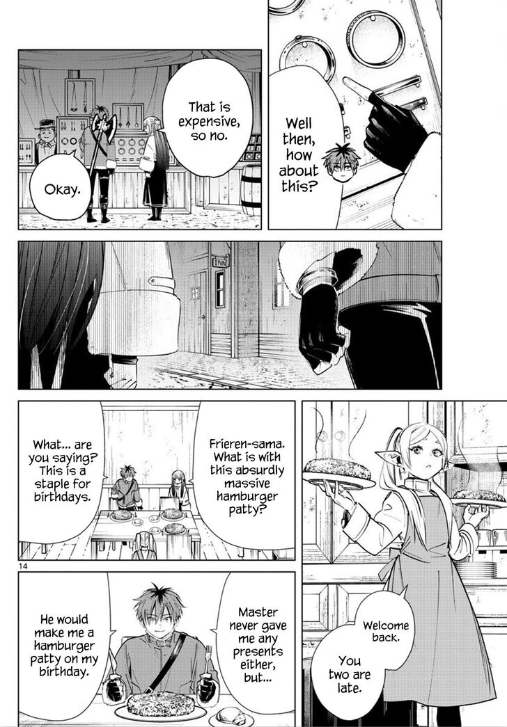 Frieren: Beyond Journey's End Manga Chapter 26 page 14 - A Gift to a Warrior scene