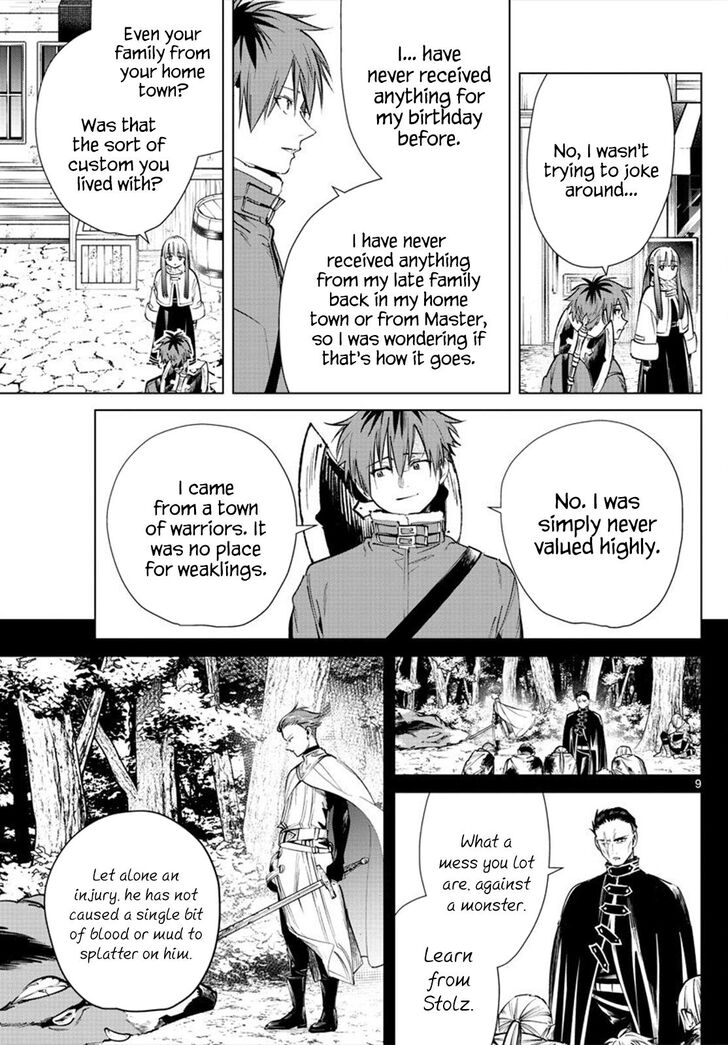 Frieren: Beyond Journey's End Manga Chapter 26 page 9 - A Gift to a Warrior scene
