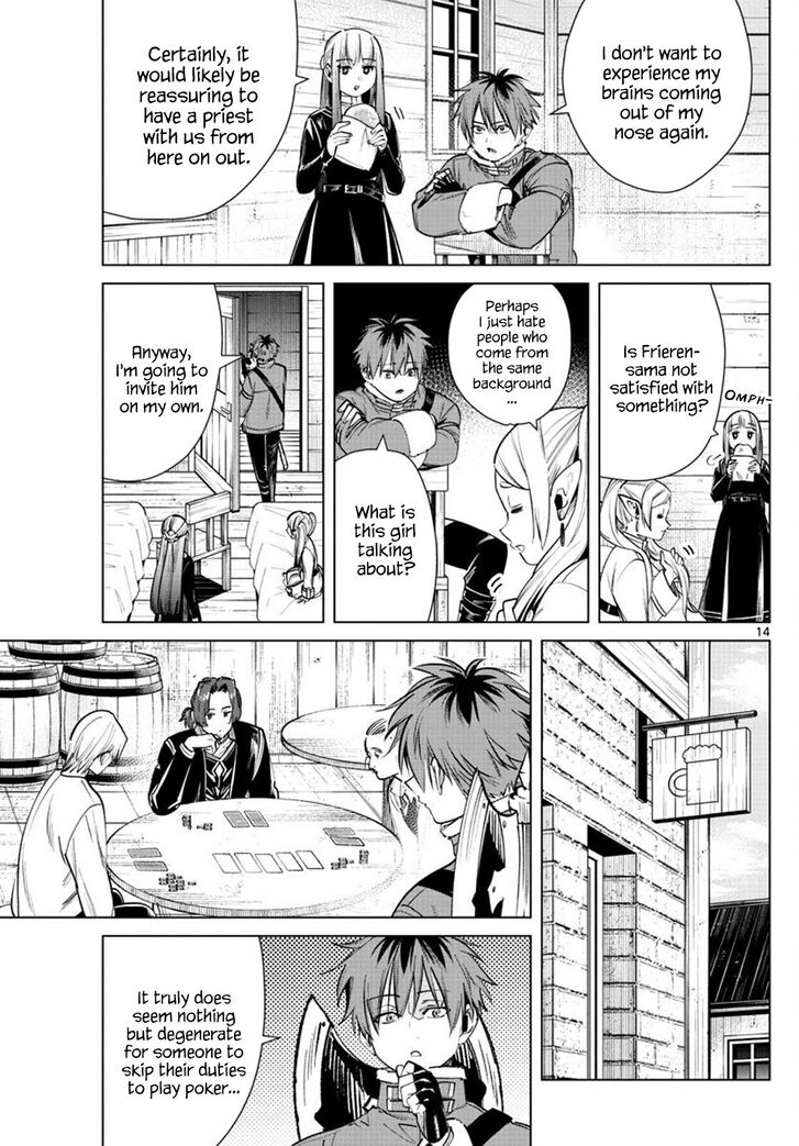 Frieren: Beyond Journey's End Manga Chapter 27 page 14 - A Priest from an Ordinary Village scene