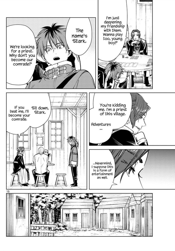 Frieren: Beyond Journey's End Manga Chapter 27 page 15 - A Priest from an Ordinary Village scene