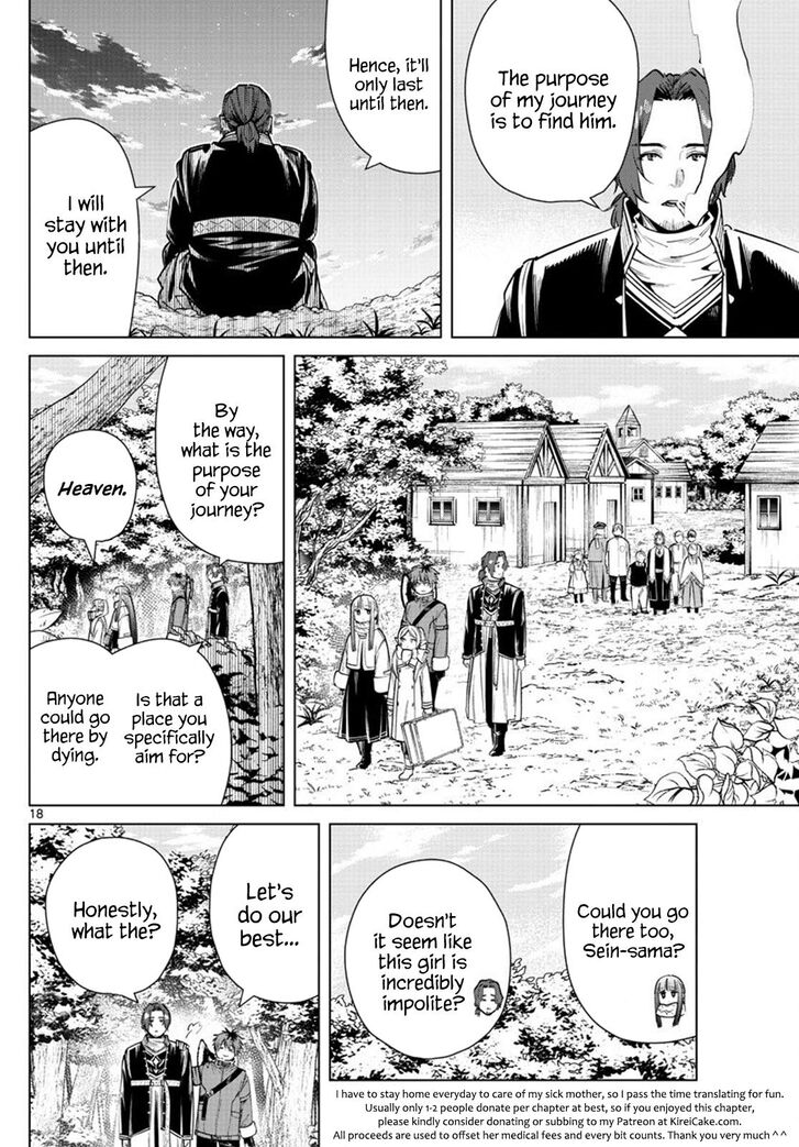 Frieren: Beyond Journey's End Manga Chapter 28 page 18 - The Priest and His Regret scene