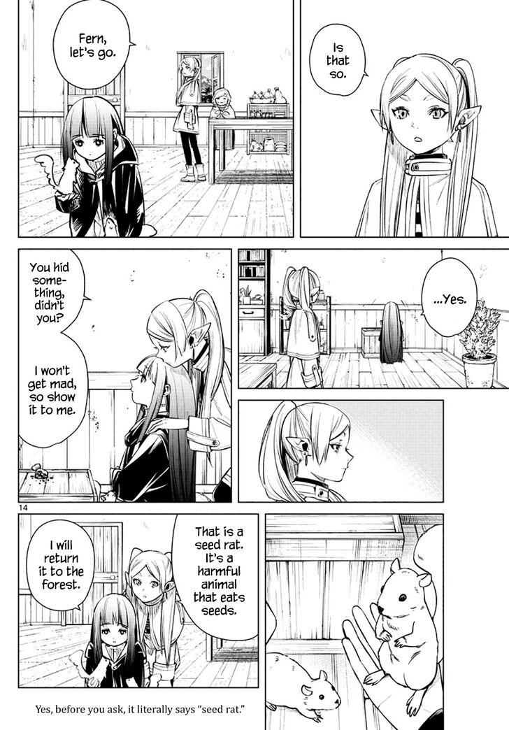 Frieren: Beyond Journey's End Manga Chapter 3 page 14 - Blue-Moon Weed scene