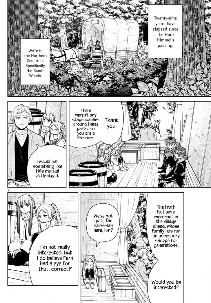 Frieren: Beyond Journey's End Manga Chapter 30 page 2 - Mirrored Lotus scene