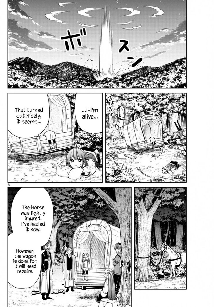 Frieren: Beyond Journey's End Manga Chapter 30 page 8 - Mirrored Lotus scene