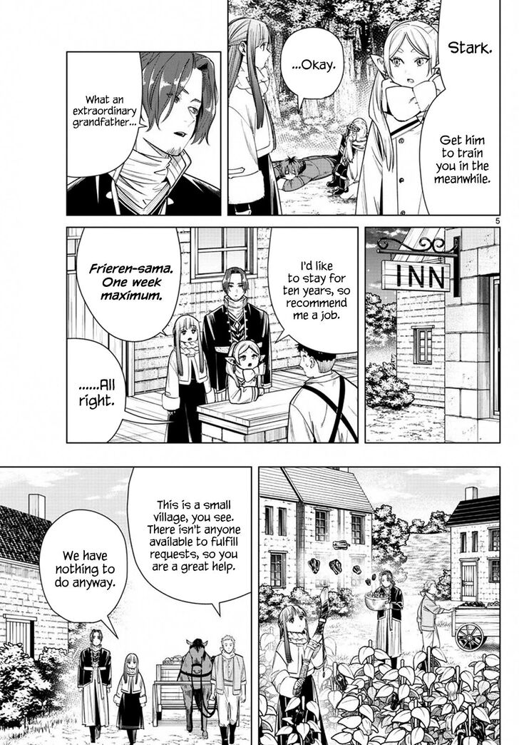 Frieren: Beyond Journey's End Manga Chapter 33 page 5 - Old Man Voll scene