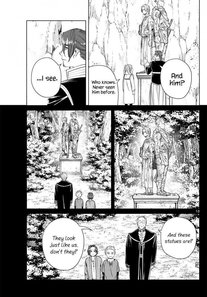 Frieren: Beyond Journey's End Manga Chapter 34 page 13 - The Statues of Heroes scene