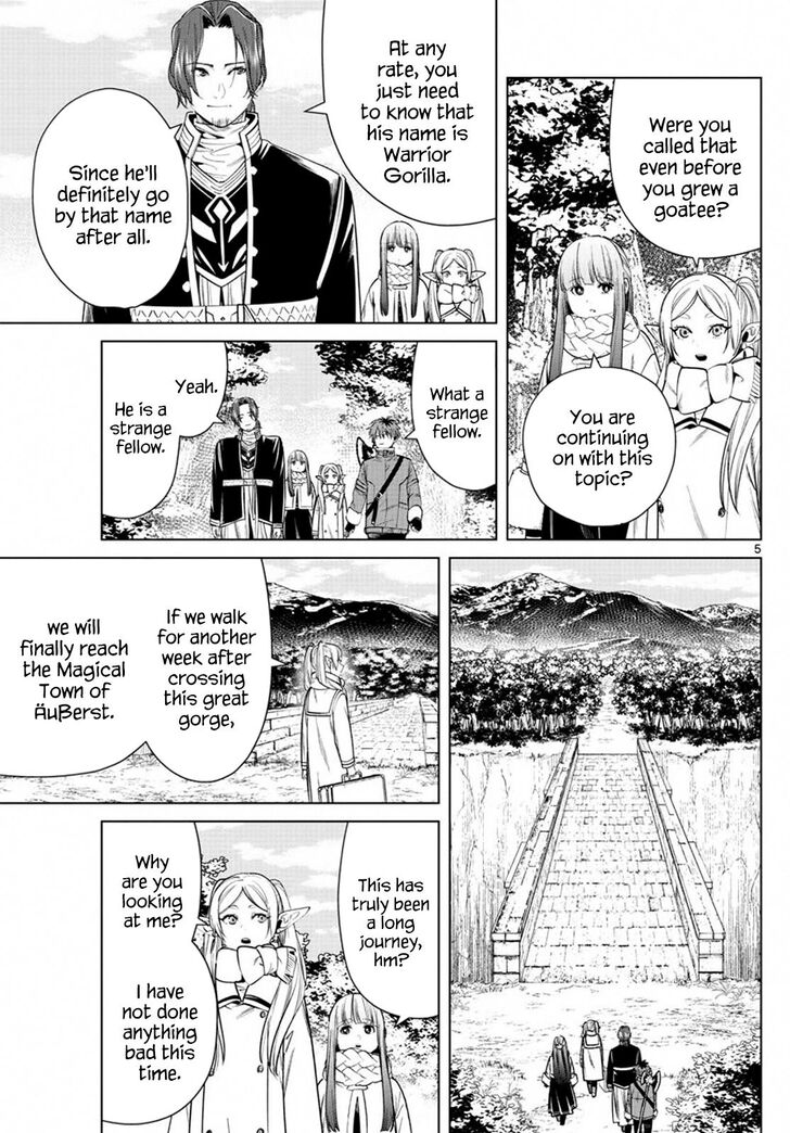 Frieren: Beyond Journey's End Manga Chapter 34 page 5 - The Statues of Heroes scene