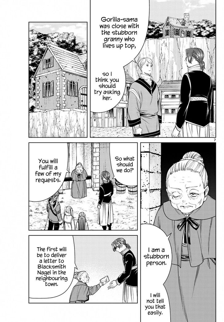 Frieren: Beyond Journey's End Manga Chapter 34 page 7 - The Statues of Heroes scene