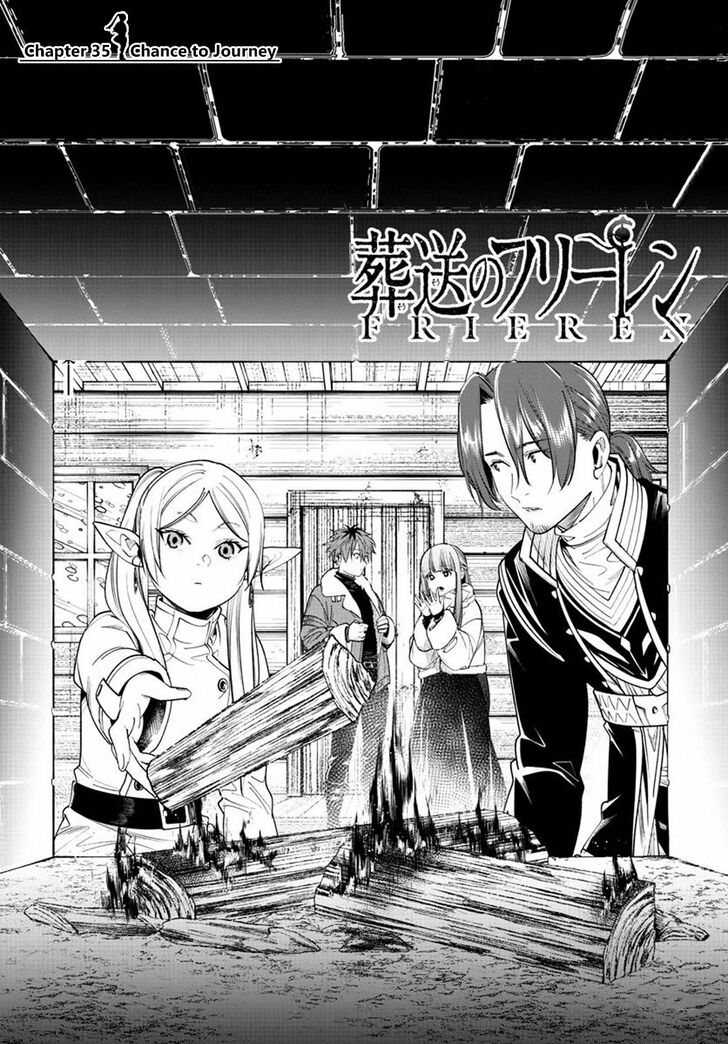 Frieren: Beyond Journey's End Manga Chapter 35 page 1 - A Reason to Begin the Journey scene