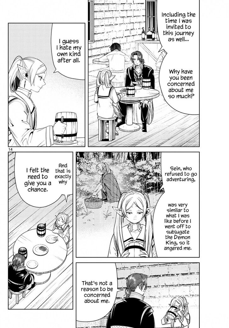 Frieren: Beyond Journey's End Manga Chapter 35 page 14 - A Reason to Begin the Journey scene