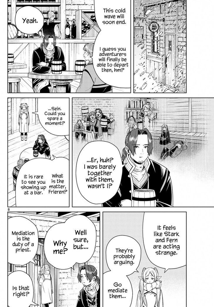 Frieren: Beyond Journey's End Manga Chapter 35 page 8 - A Reason to Begin the Journey scene