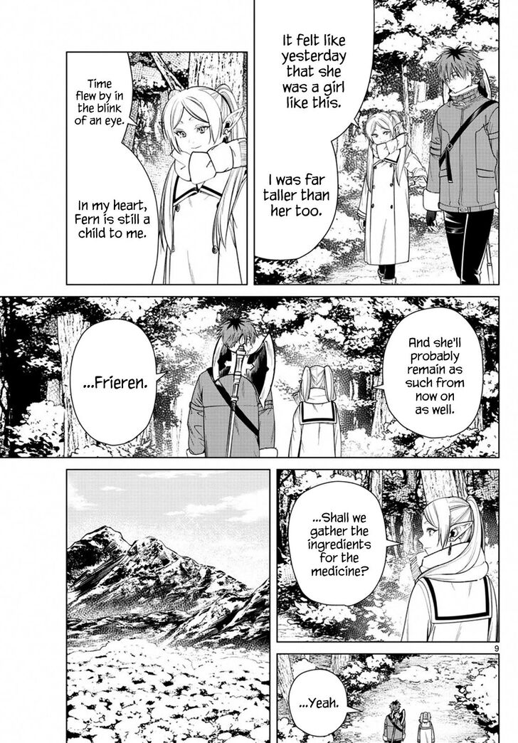 Frieren: Beyond Journey's End Manga Chapter 36 page 9 - Emotional Support scene
