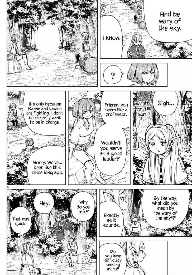 Frieren: Beyond Journey's End Manga Chapter 38 page 6 - Stille—Meteoric Iron Bird scene