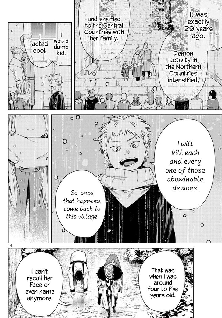 Frieren: Beyond Journey's End Manga Chapter 42 page 14 - A Reason to Fight scene