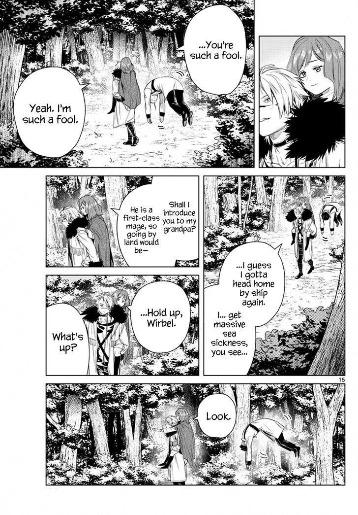 Frieren: Beyond Journey's End Manga Chapter 42 page 15 - A Reason to Fight scene