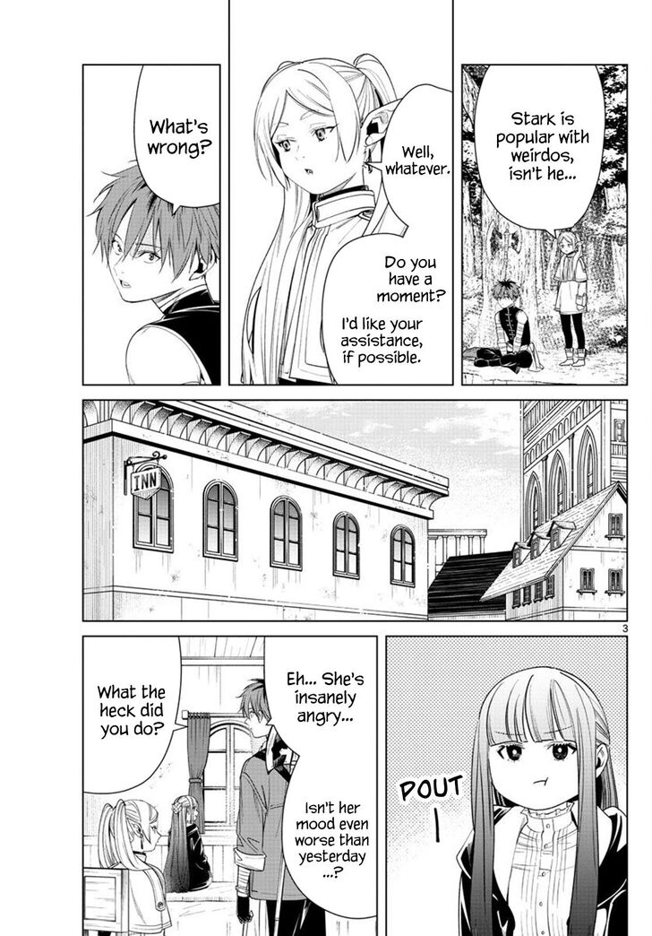 Frieren: Beyond Journey's End Manga Chapter 47 page 3 - Fern and Her Baked Sweets scene