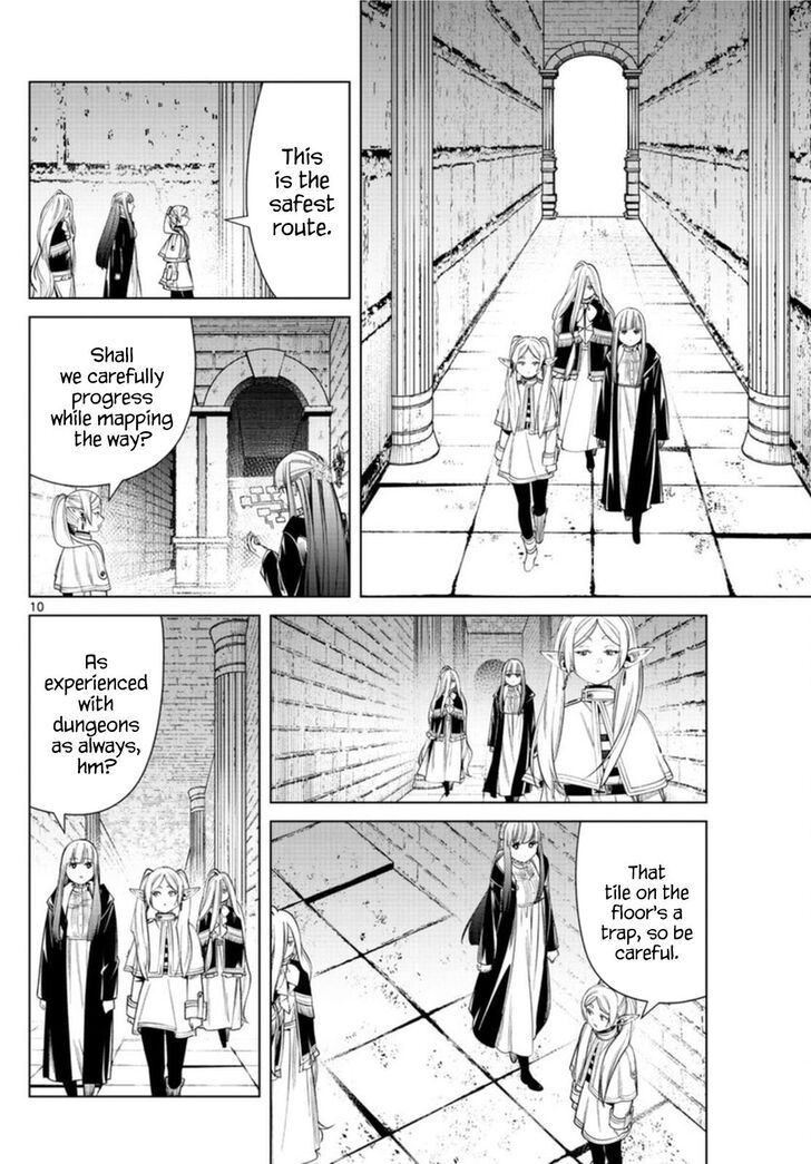Frieren: Beyond Journey's End Manga Chapter 48 page 10 - The Ruins of the King's Tomb scene