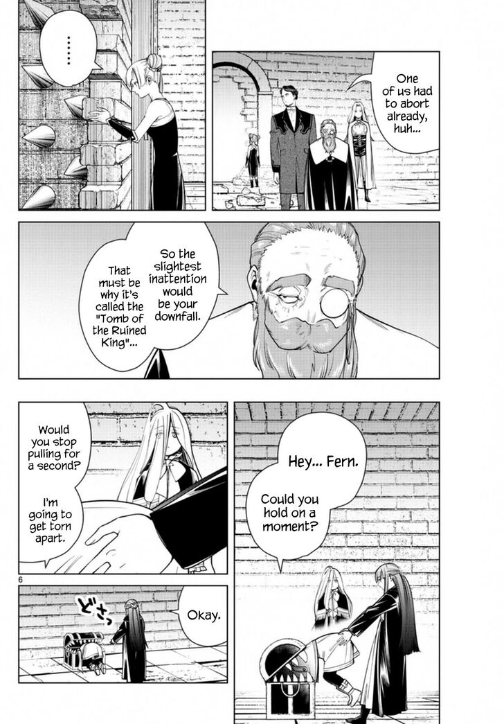 Frieren: Beyond Journey's End Manga Chapter 49 page 6 - Dungeons and Magical Items scene
