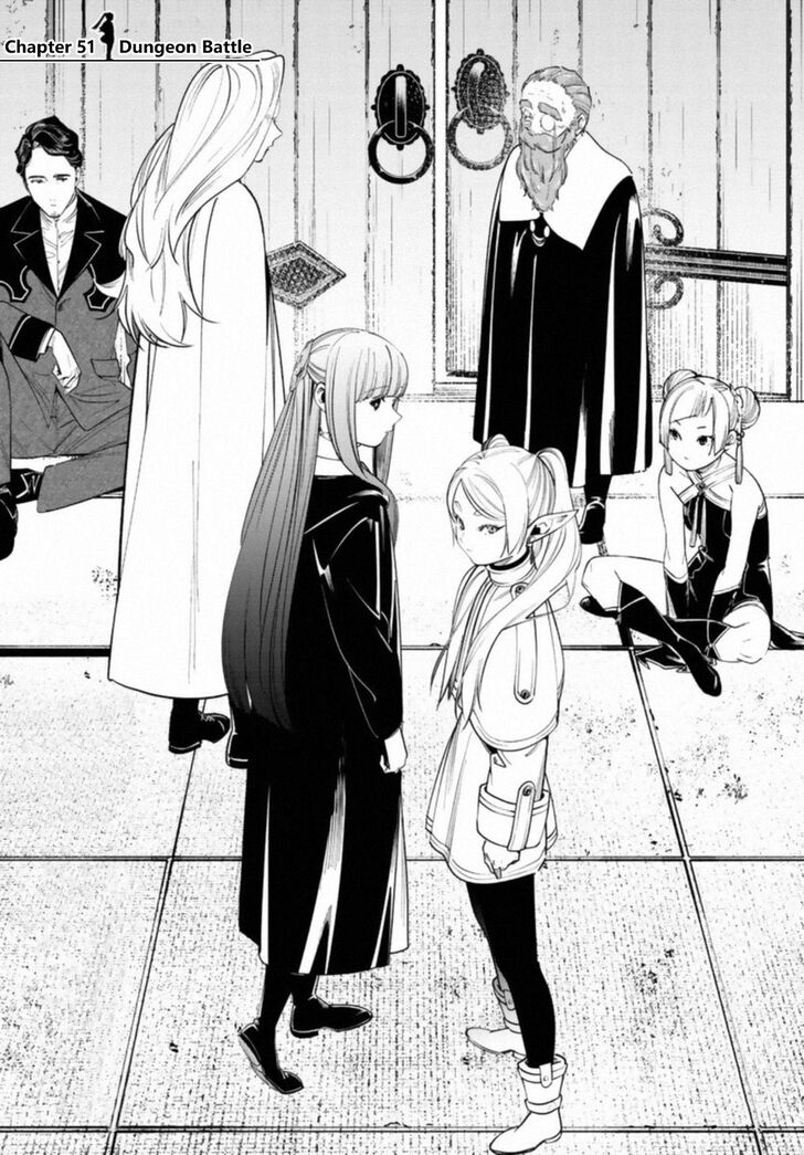 Frieren: Beyond Journey's End Manga Chapter 51 page 1 - Dungeon Battle scene