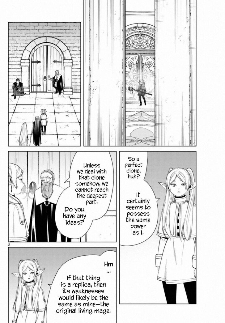 Frieren: Beyond Journey's End Manga Chapter 51 page 2 - Dungeon Battle scene