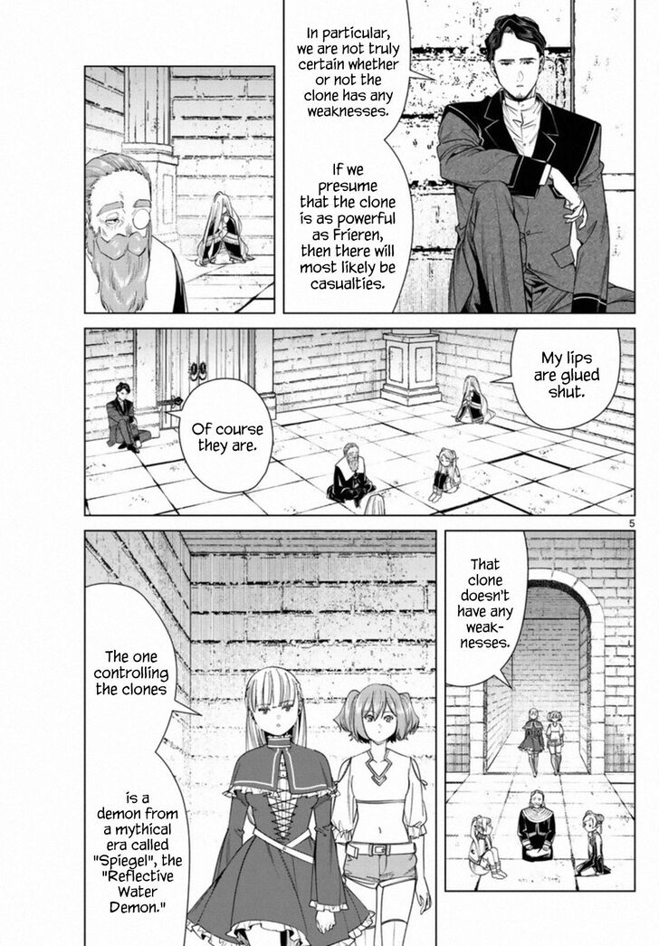 Frieren: Beyond Journey's End Manga Chapter 52 page 5 - Strategy Meeting scene