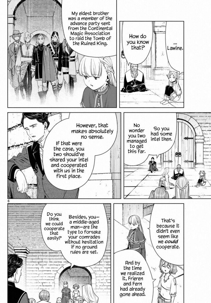 Frieren: Beyond Journey's End Manga Chapter 52 page 6 - Strategy Meeting scene