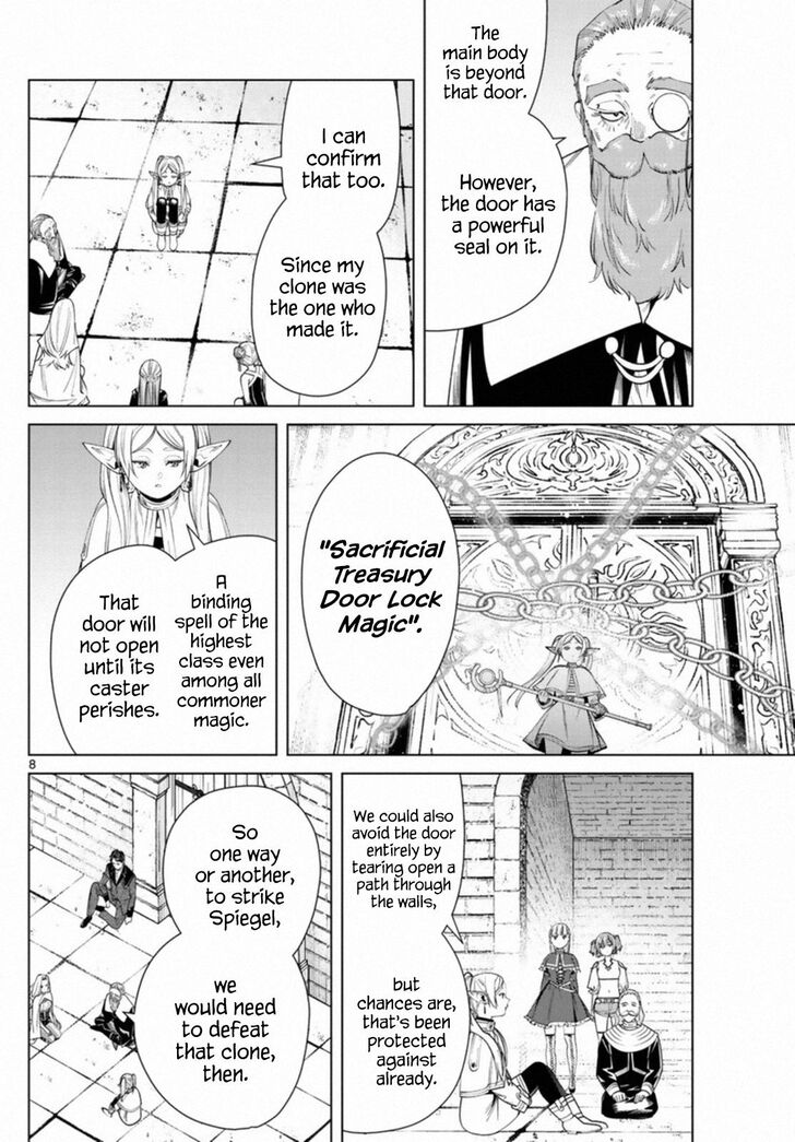 Frieren: Beyond Journey's End Manga Chapter 52 page 8 - Strategy Meeting scene