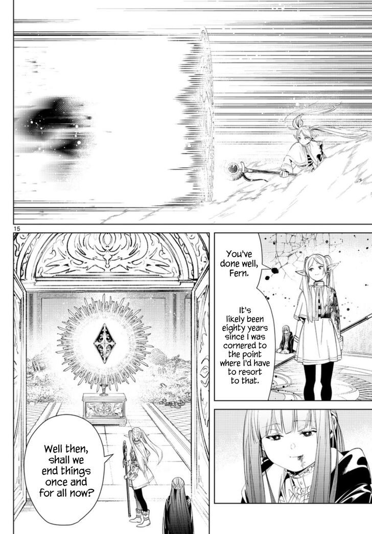 Frieren: Beyond Journey's End Manga Chapter 55 page 14 - The Second Exam Ends scene