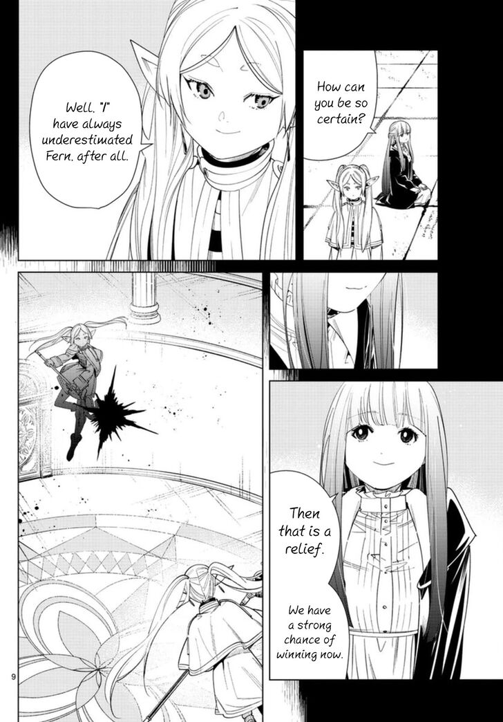 Frieren: Beyond Journey's End Manga Chapter 55 page 8 - The Second Exam Ends scene