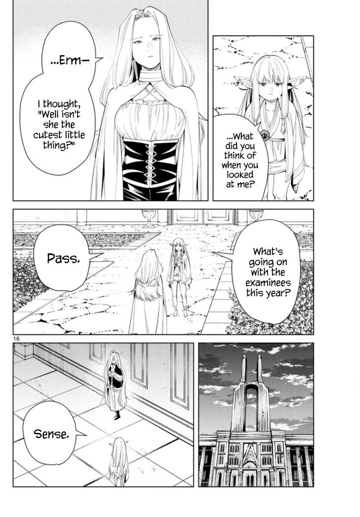 Frieren: Beyond Journey's End Manga Chapter 58 page 16 - Serie's Intuition scene