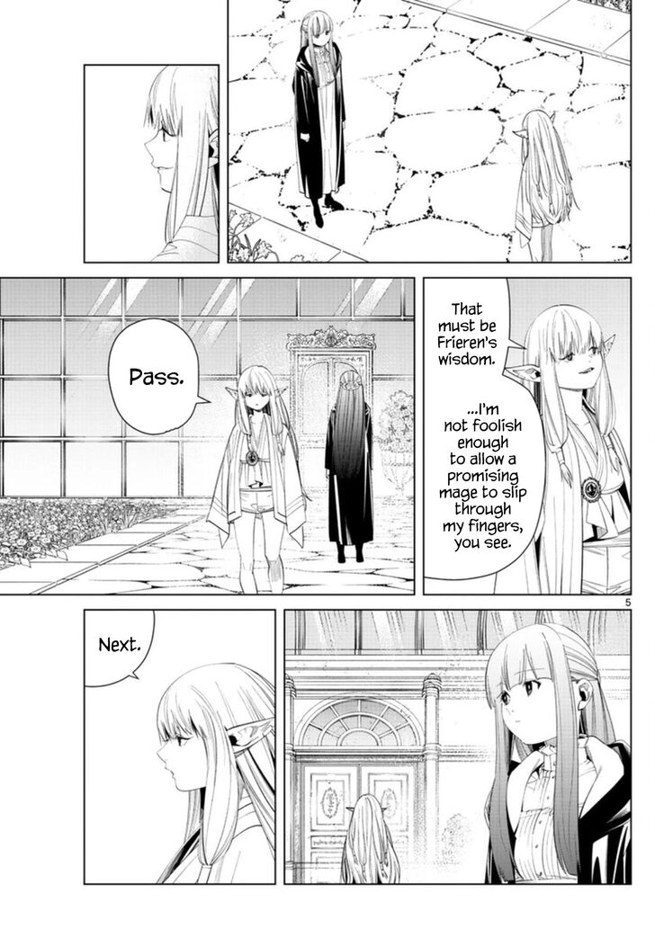 Frieren: Beyond Journey's End Manga Chapter 58 page 5 - Serie's Intuition scene