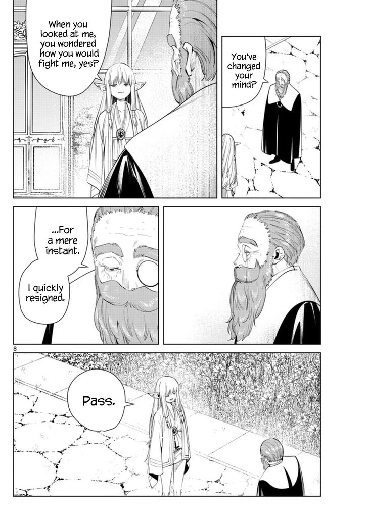 Frieren: Beyond Journey's End Manga Chapter 58 page 8 - Serie's Intuition scene