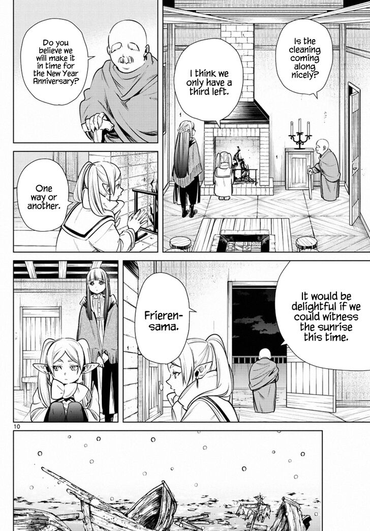 Frieren: Beyond Journey's End Manga Chapter 6 page 10 - New Year's Festival scene