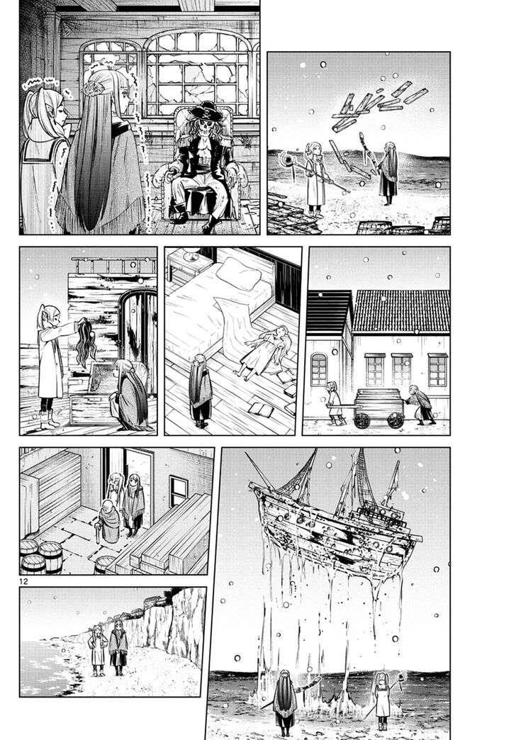 Frieren: Beyond Journey's End Manga Chapter 6 page 12 - New Year's Festival scene