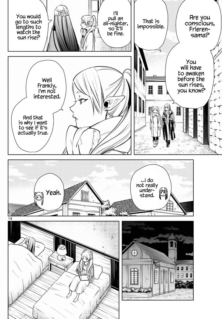 Frieren: Beyond Journey's End Manga Chapter 6 page 14 - New Year's Festival scene