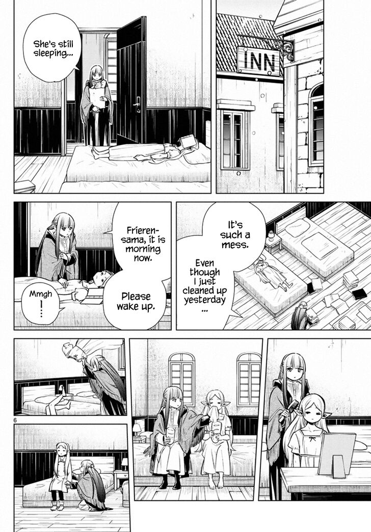 Frieren: Beyond Journey's End Manga Chapter 6 page 6 - New Year's Festival scene