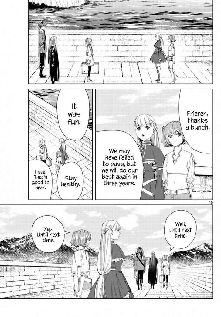 Frieren: Beyond Journey's End Manga Chapter 60 page 15 - Departure and Farewell scene