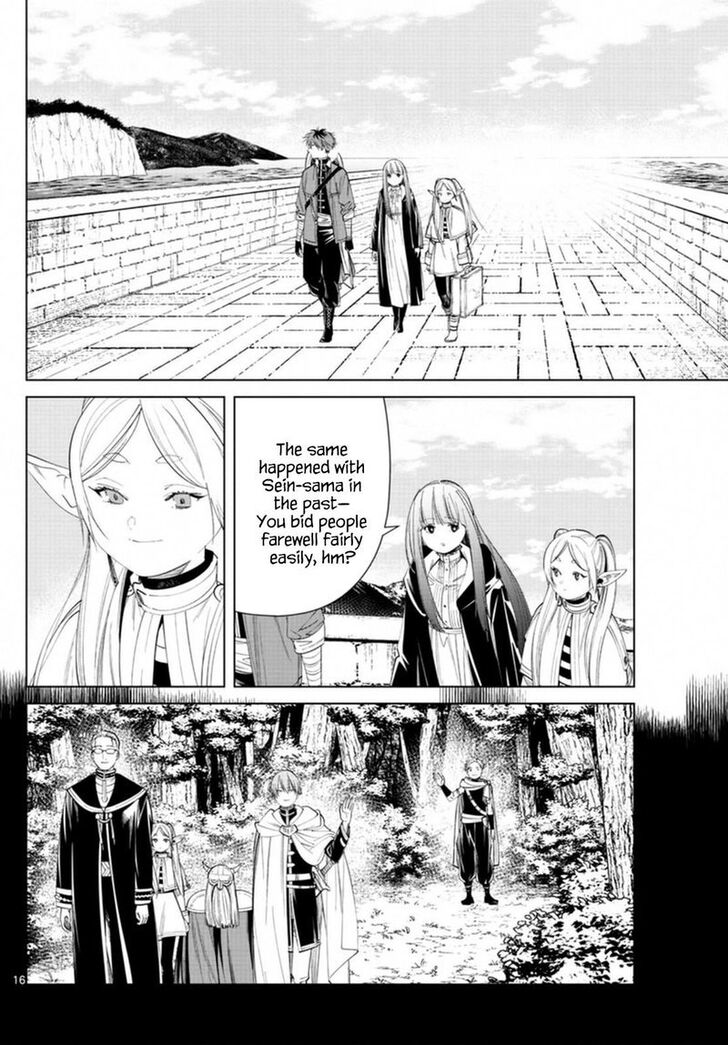 Frieren: Beyond Journey's End Manga Chapter 60 page 16 - Departure and Farewell scene
