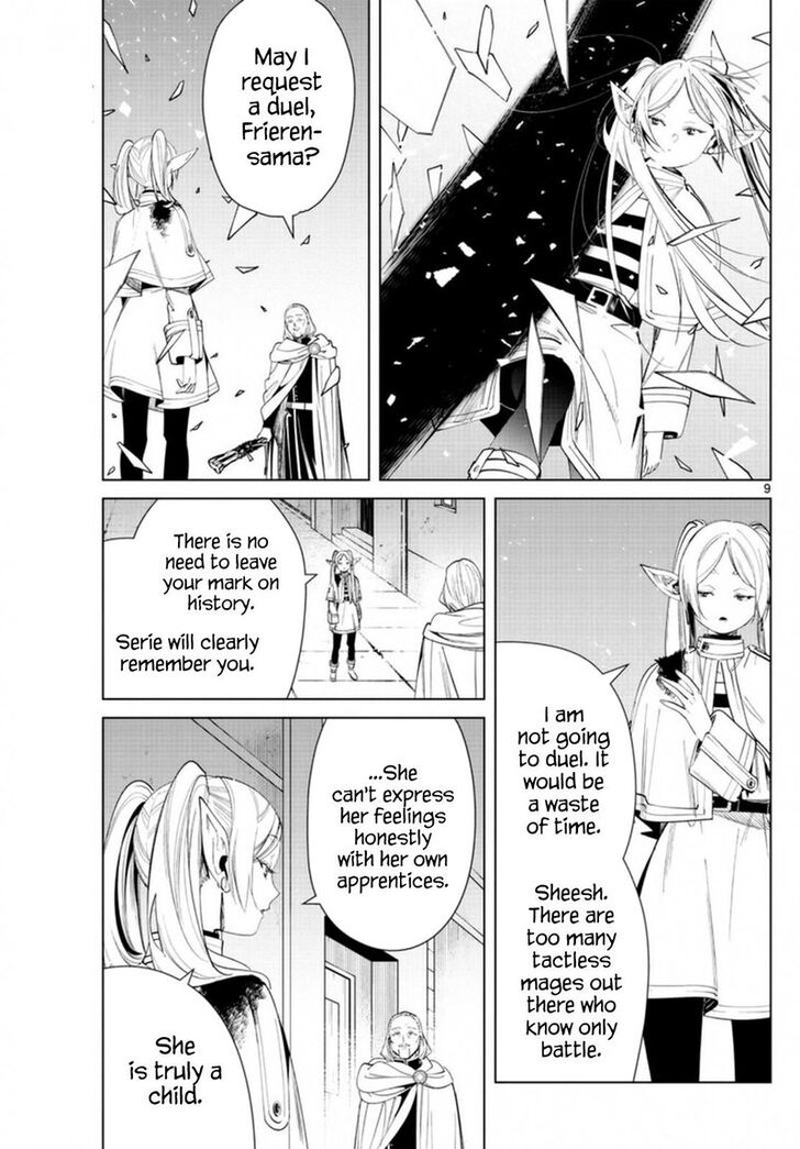 Frieren: Beyond Journey's End Manga Chapter 60 page 9 - Departure and Farewell scene