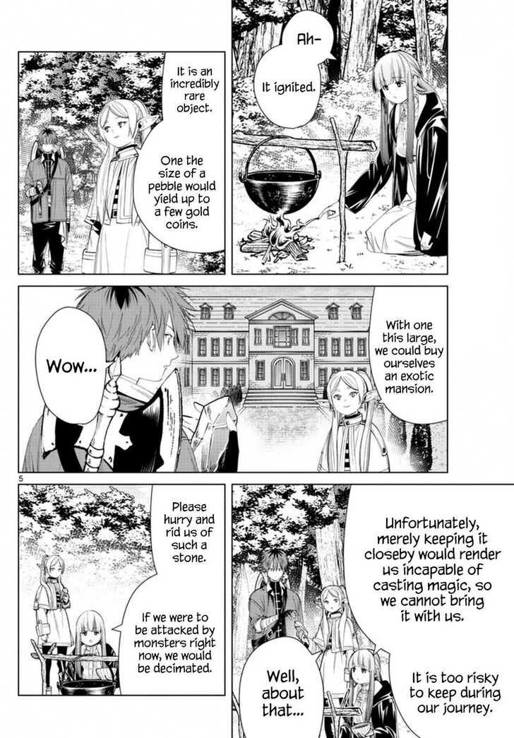 Frieren: Beyond Journey's End Manga Chapter 61 page 4 - Magic-Nullifying Crystal scene
