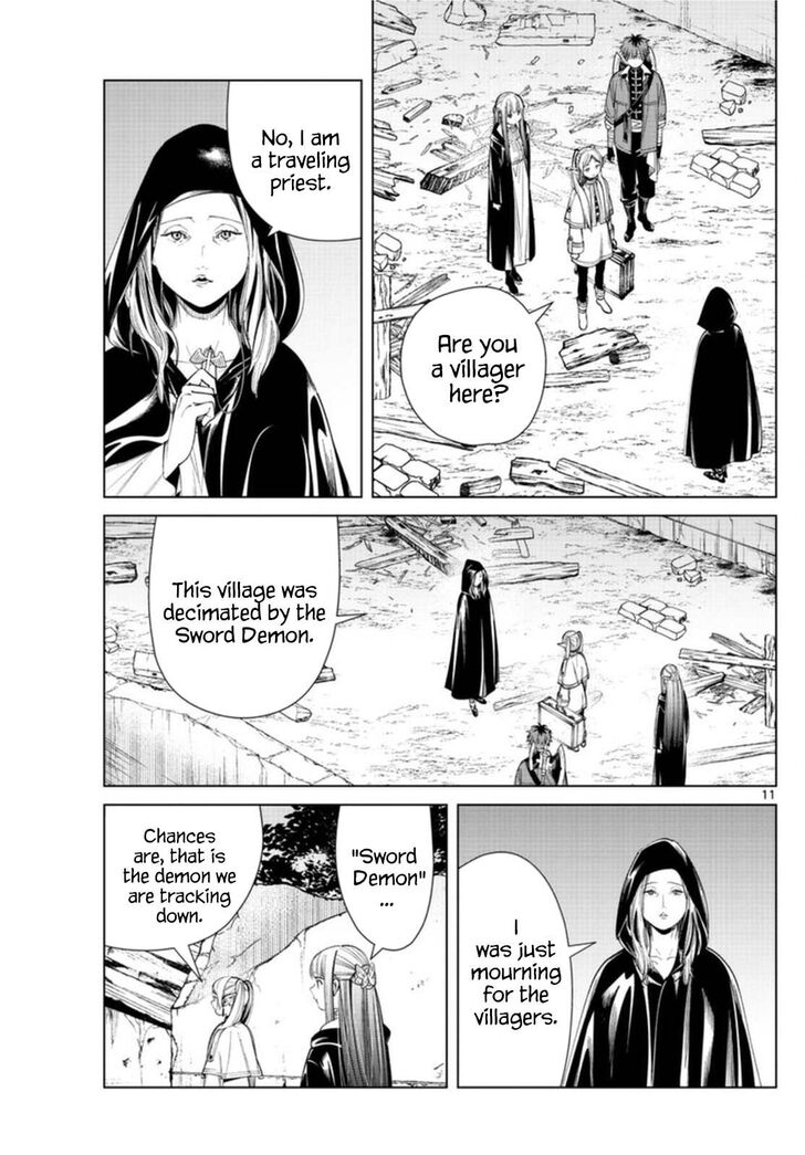 Frieren: Beyond Journey's End Manga Chapter 64 page 11 - The Demon with a Sword scene