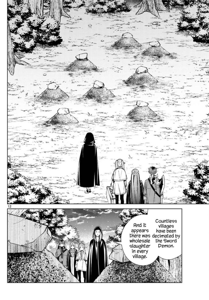 Frieren: Beyond Journey's End Manga Chapter 64 page 12 - The Demon with a Sword scene