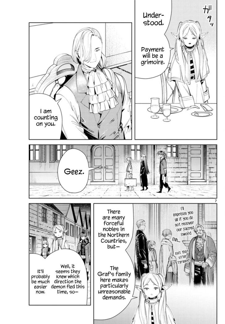 Frieren: Beyond Journey's End Manga Chapter 64 page 7 - The Demon with a Sword scene