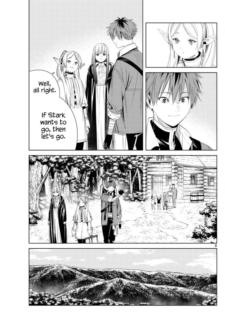 Frieren: Beyond Journey's End Manga Chapter 65 page 9 - The Secret Hot Spring of the Etwas Mountains scene