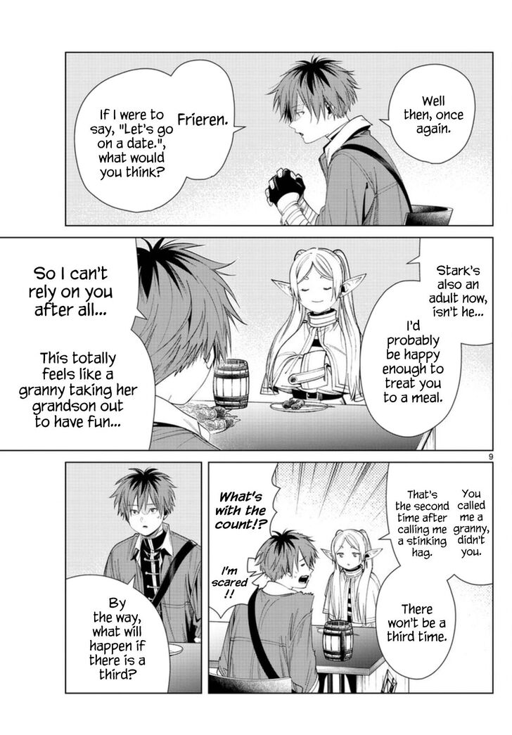 Frieren: Beyond Journey's End Manga Chapter 66 page 9 - The Places She Would Like scene